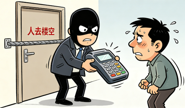 POS机刷走1980元“保证金”后人去楼空？